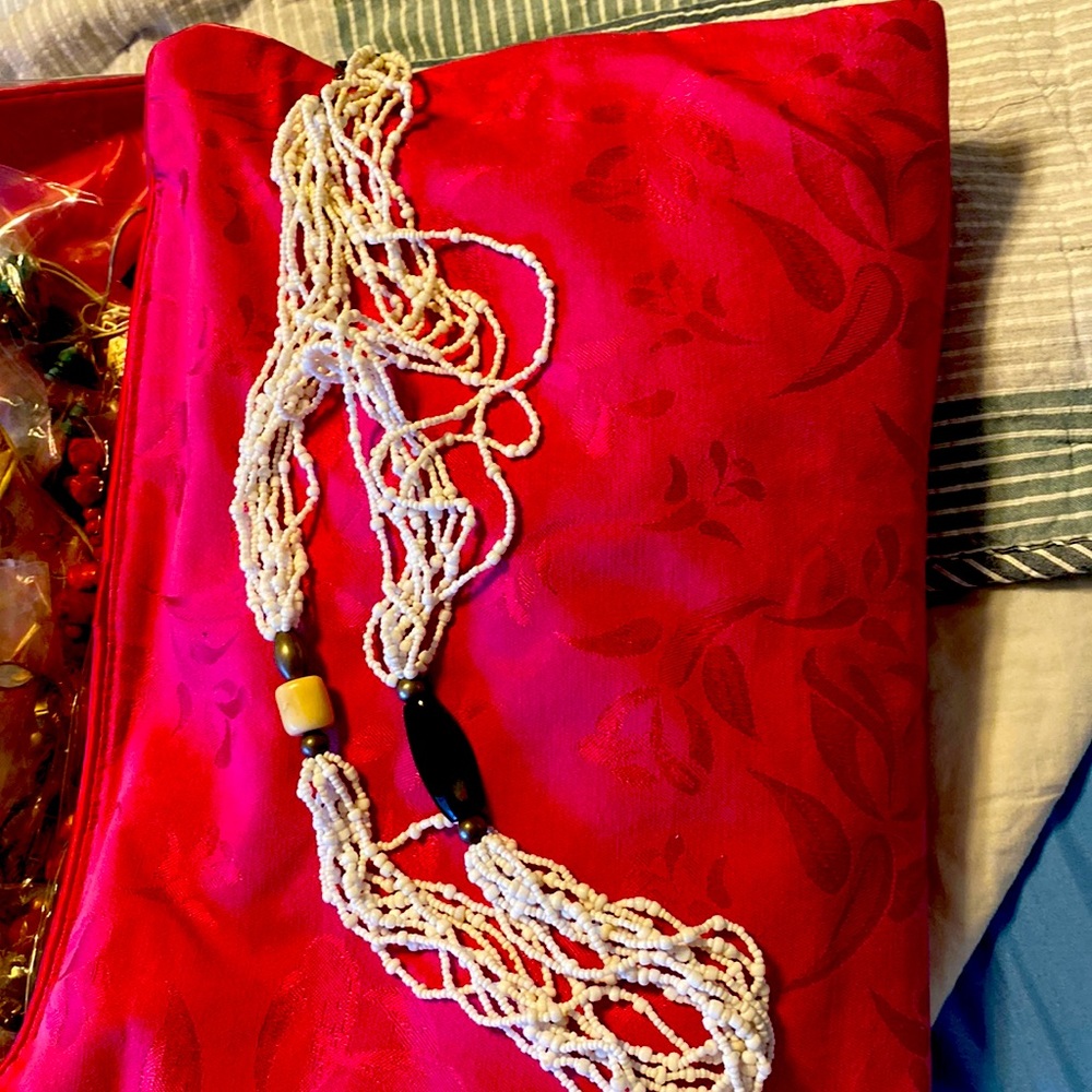 Long beautiful seed bead necklace by Silpada Designs